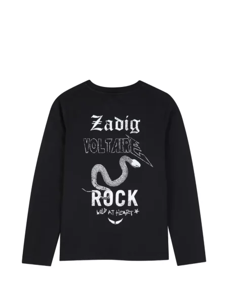 Koszulka dziecięca Zadig & Voltaire czarna