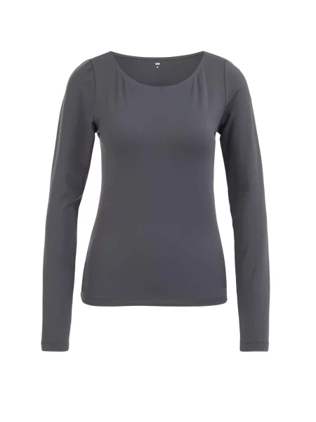 WE Fashion Tricou închis gri