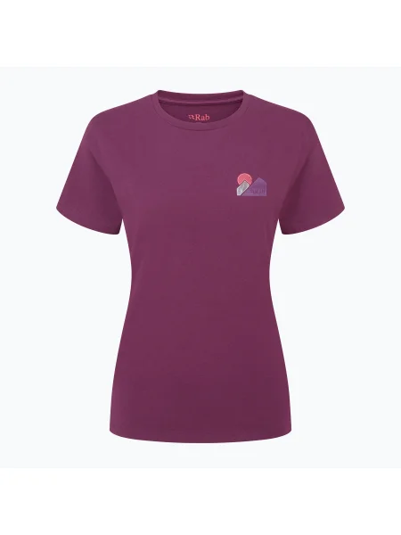Tricou pentru femei Rab Tuku Vista Tee mulberry