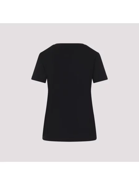 Koszulka Max Mara z logo czarna