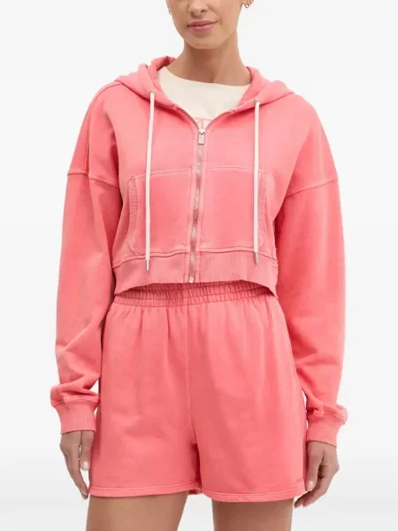 Decupat hanorac cu glugă Dkny roz