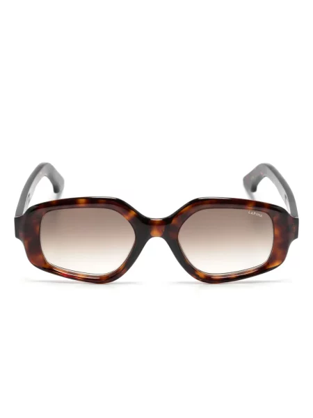 Ochelari de soare Lapima cu imprimeu geometric maro