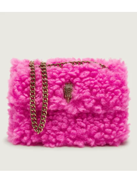Kurt Geiger Geantă pe umăr Mini Kensington | shearling roz
