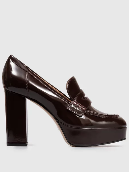 Лаковые туфли Gianvito Rossi бордовые