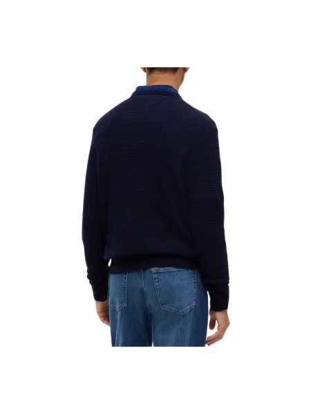Sveter Tommy Hilfiger modrá