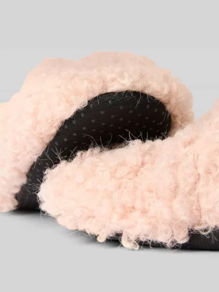 Kapcie supercozy z miękkimi szwami na palcach Camano różowe