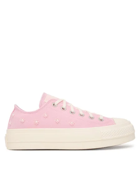 Converse Tornacipő Chuck Taylor All Star Lift Platform Beads rózsaszín
