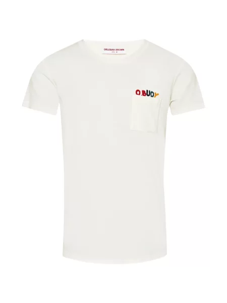 Tricou Orlebar Brown alb