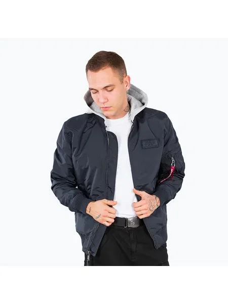 Alpha Industries férfi dzseki TT Two Tone Hood rep.kék. Méret: S kék