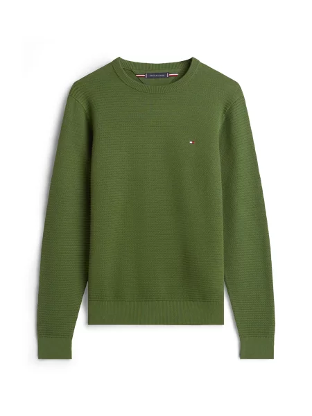TOMMY HILFIGER Pulover Seasonal măr verde
