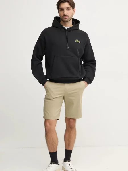 Lacoste hanorac de barbati cu glugă neted