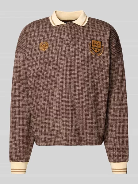 Koszulka polo z prążkowanymi wykończeniami model ‘Alethea’ Don't Waste Culture