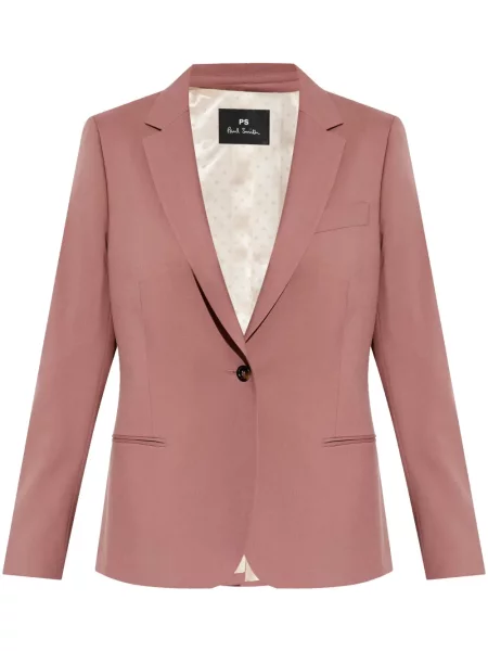 Sacou Ps Paul Smith de lână roz