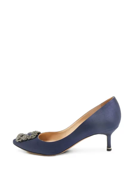 Pantofi cu toc Manolo Blahnik albastru