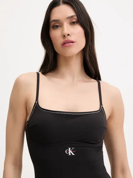 Calvin Klein jednodielne plavky dámske čierna