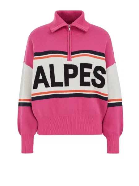 WE Fashion Pulover bleumarin / portocaliu / roz alb