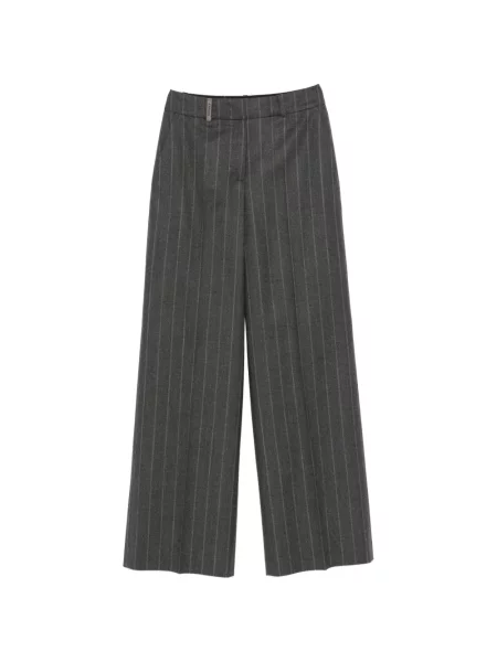Pantaloni palazzo Peserico gri