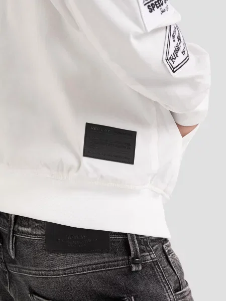 Бомбер Replay белый