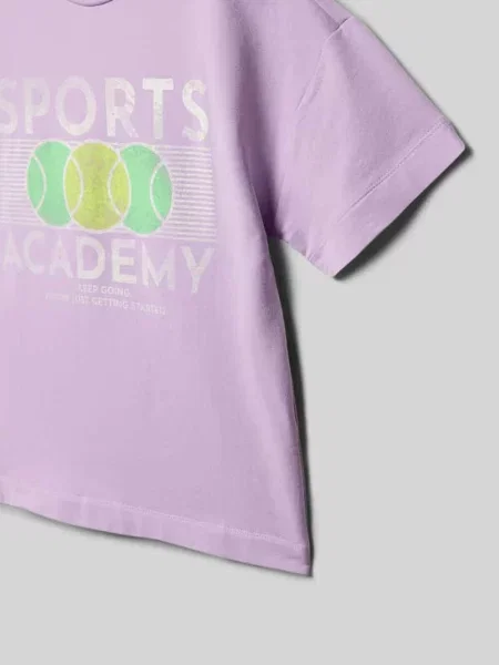 Krój regular fit t-shirt z mieszanki bawełny S.oliver Red Label