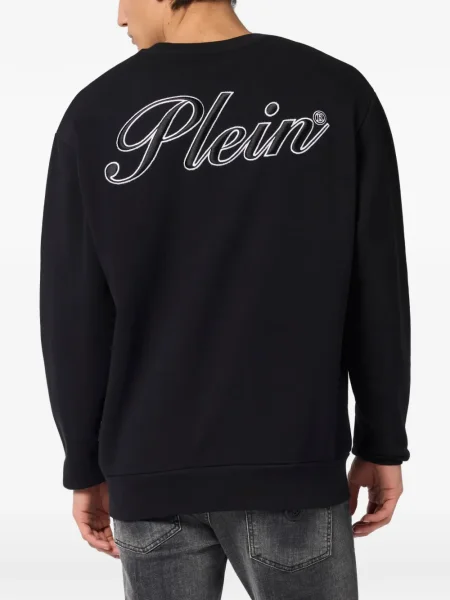 Hanorac crewneck Philipp Plein negru