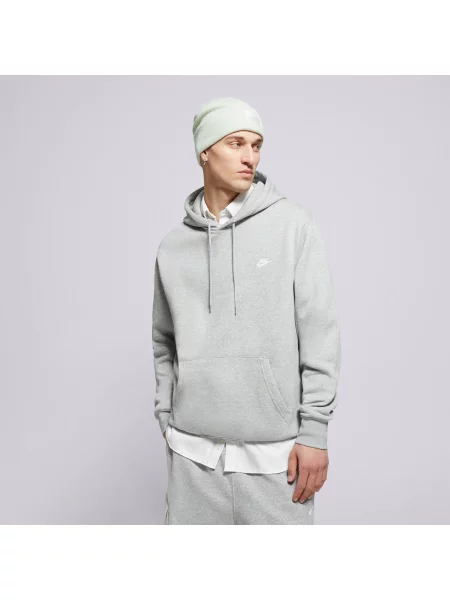Nike Bluza Z Kapturem M Nk Club Bb Po Hoodie szara