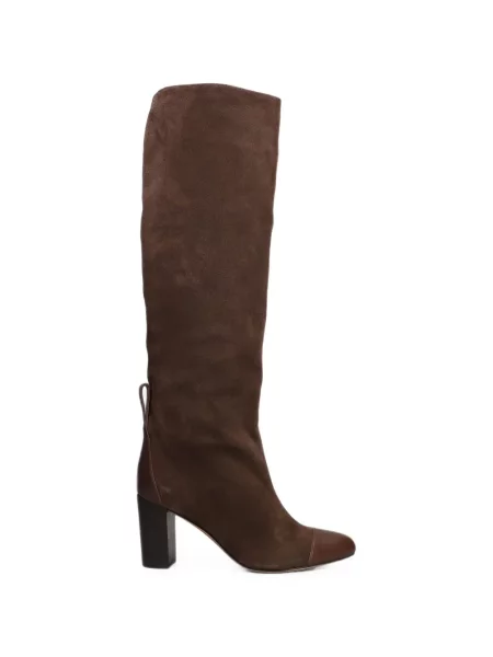 Botine Odissì din piele de căprioară maro