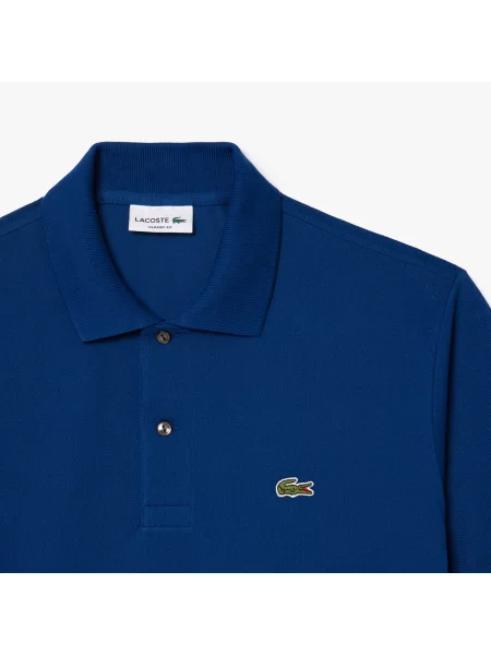 Lacoste Koszulka Polo Oryginał Petit Piqué granatowa
