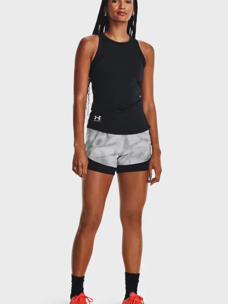 Смугасті короткі спортивні шорти Under Armour сірі