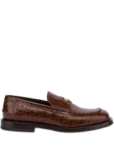 Pantofi loafer Moschino maro