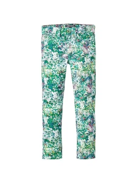 Pantaloni copii Tommy Hilfiger verde