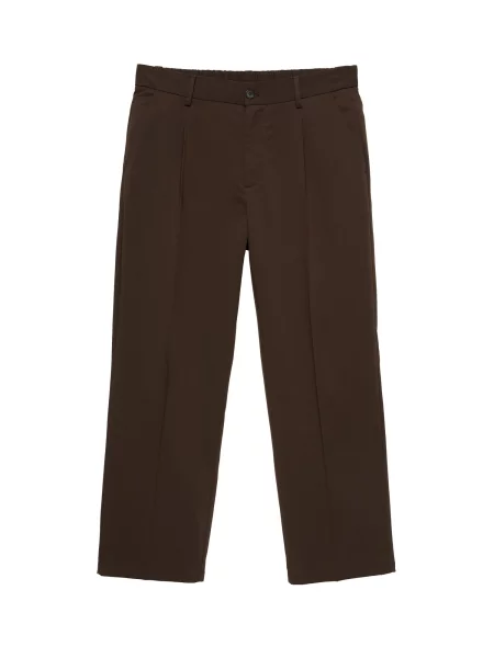 Pull&Bear Pantaloni cutați închis maro