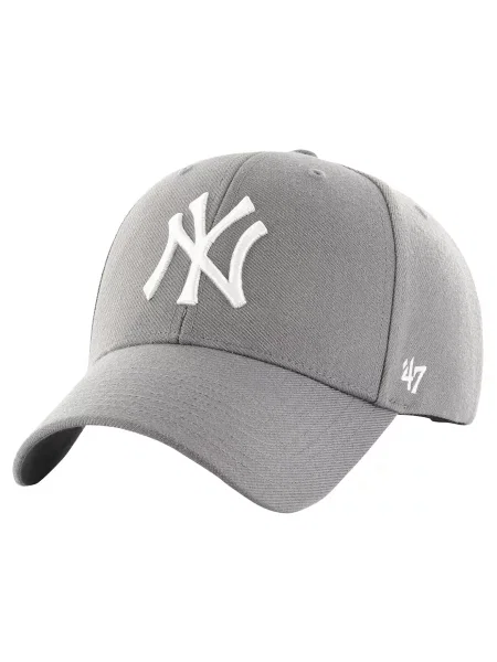 47 Brand Șapcă Mlb New York Yankees Gri alb