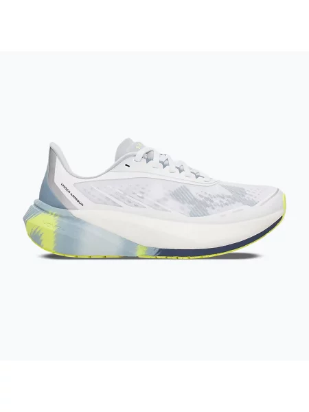 Дамски обувки за бягане Under Armour Velociti Distance white/blue fog/metallic blue fog бяло
