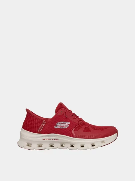 Кросівки повсякденні Skechers GLIDE-STEP PRO текстиль/штучна шкіра червоний
