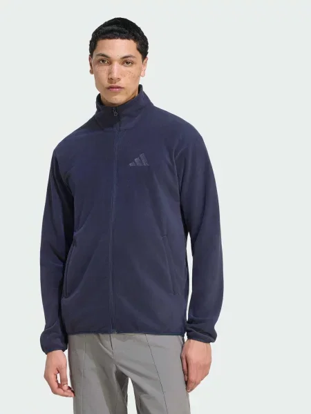 Флісова кофта adidas Adidas Essentials комбінований верх синій
