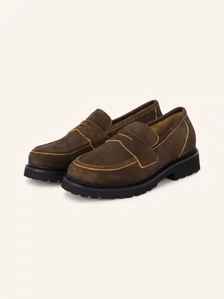 Dirndl & Bua Penny Mokasíny Antikbok tmavě hnědá