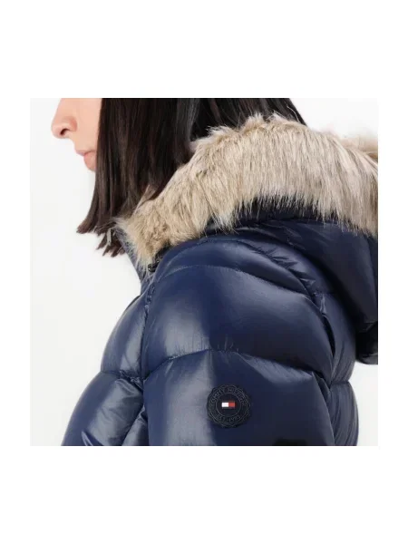 Geacă Tommy Hilfiger albastru