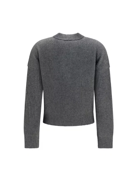 Kardigan Max Mara Studio wełniany szary