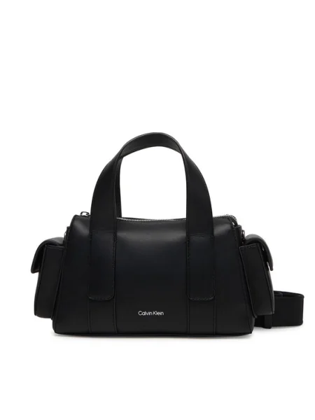 Táska Calvin Klein Webbing Strap Pocket Bag fekete