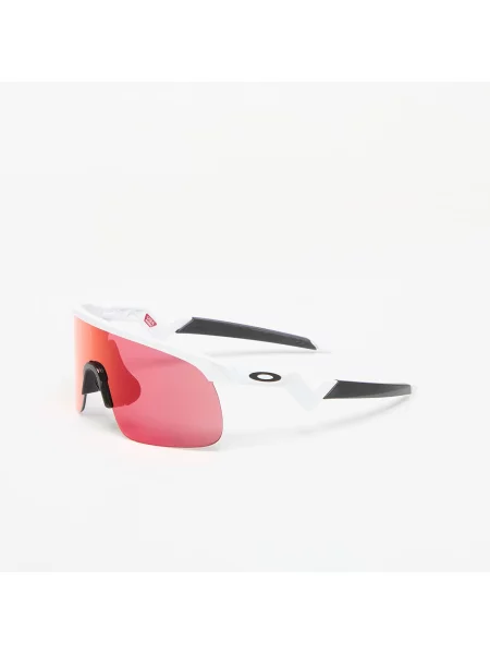 Okulary przeciwsłoneczne dziecięce Oakley Resistor PC polished white/prizm field białe