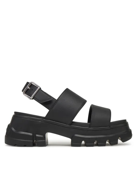 Сандали Tommy Jeans CHUNKY CITY SANDAL с платформа черно