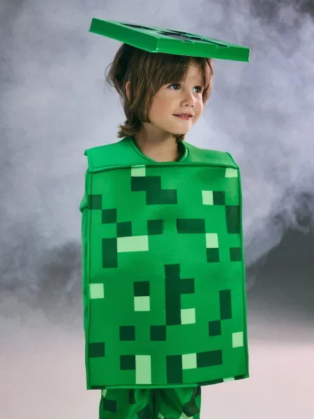 Reserved Kostým Minecraft zelená