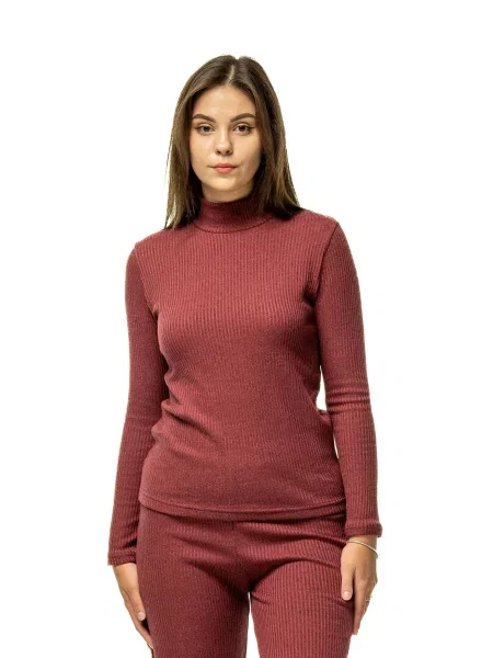 Водолазка Наталюкс поліестер/еластан бордовий