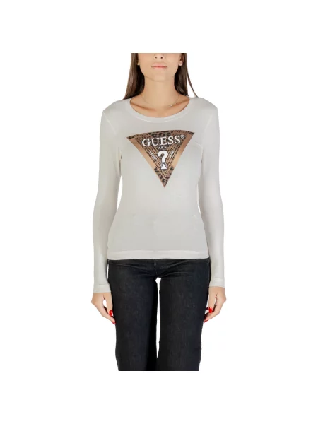 Tričko Guess s dlouhými rukávy černé