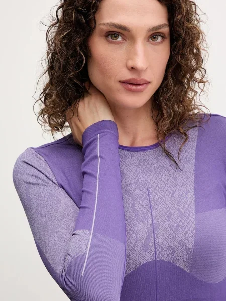 Лонгслив Adidas By Stella Mccartney фиолетовый
