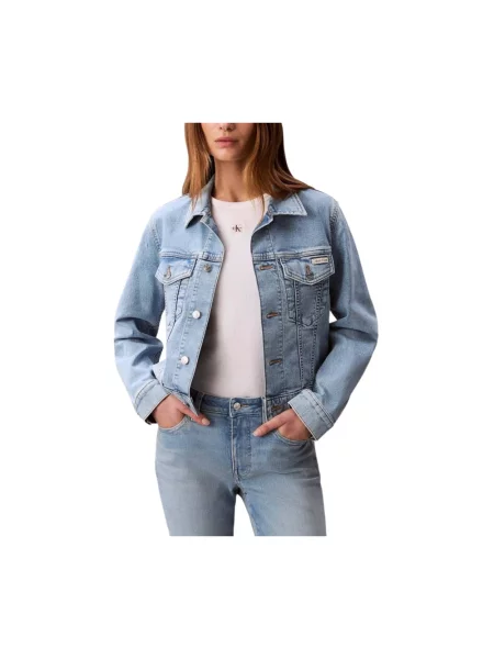 Kurtka jeansowa Calvin Klein Jeans niebieska