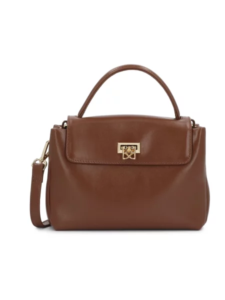 Torebka skórzana Kazar skórzana brązowa