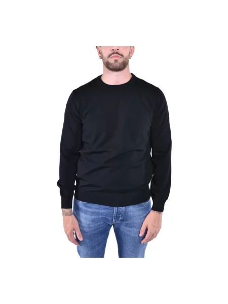 Sweter Kangra wełniany czarny