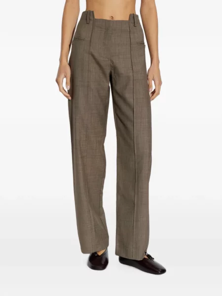 Pantaloni Ganni maro
