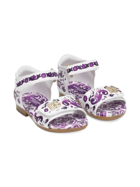 Sandały dziecięce Dolce And Gabbana białe